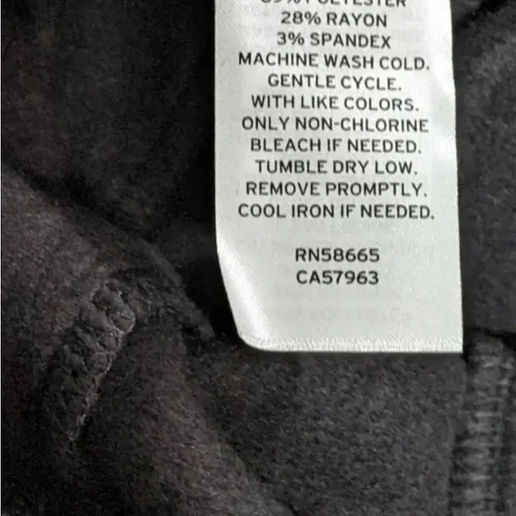 Treasure & Bond Boyfriend Sweatpants in Black-Women's-NWT - Picture 8 of 8